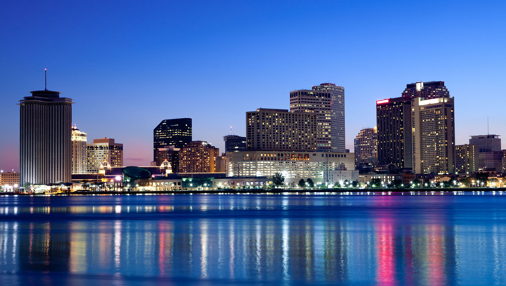 Nighttime New Orleans Skyline