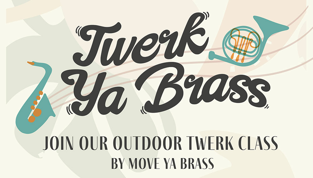 twerk ya brass poster