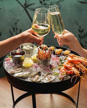 Seafood tower